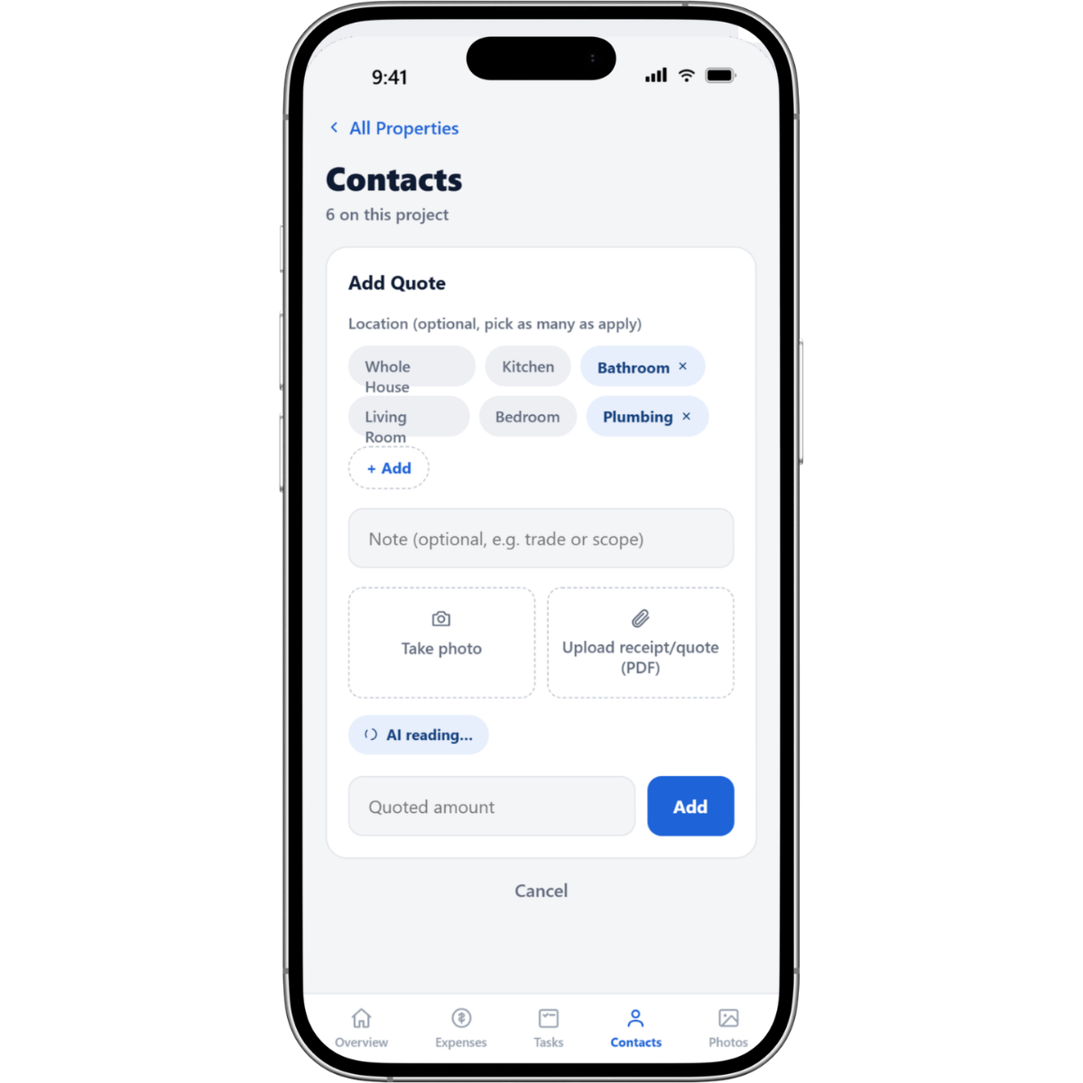 AI Capture Invoice & Receipt