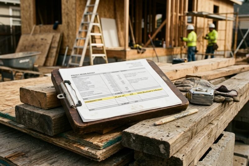 How Much Contingency to Budget for a House Flip