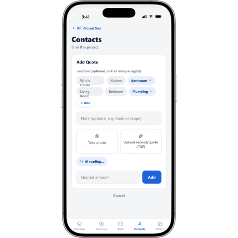 ai capture invoice & receipt